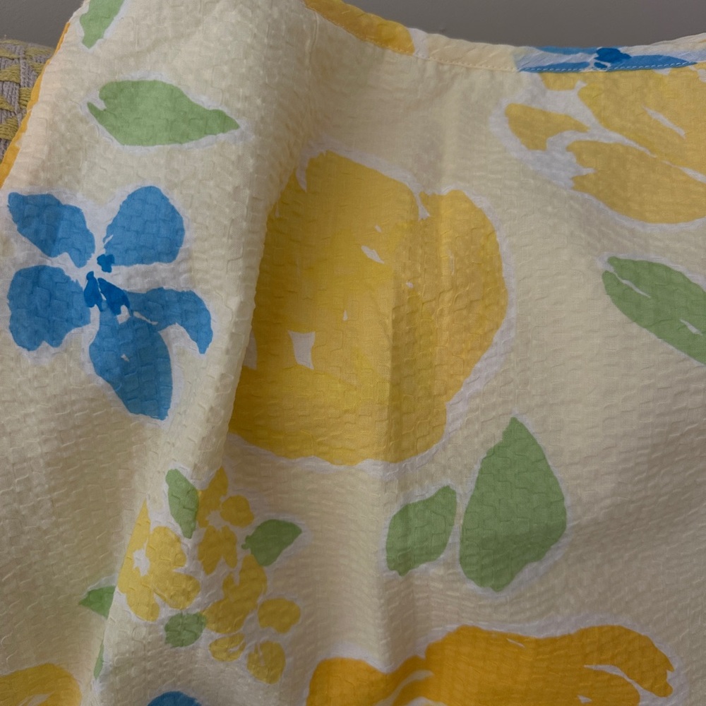 Sabo Skirt Yellow and Blue Floral Maxi Skirt & Corset Top S/M - Picture 7 of 8